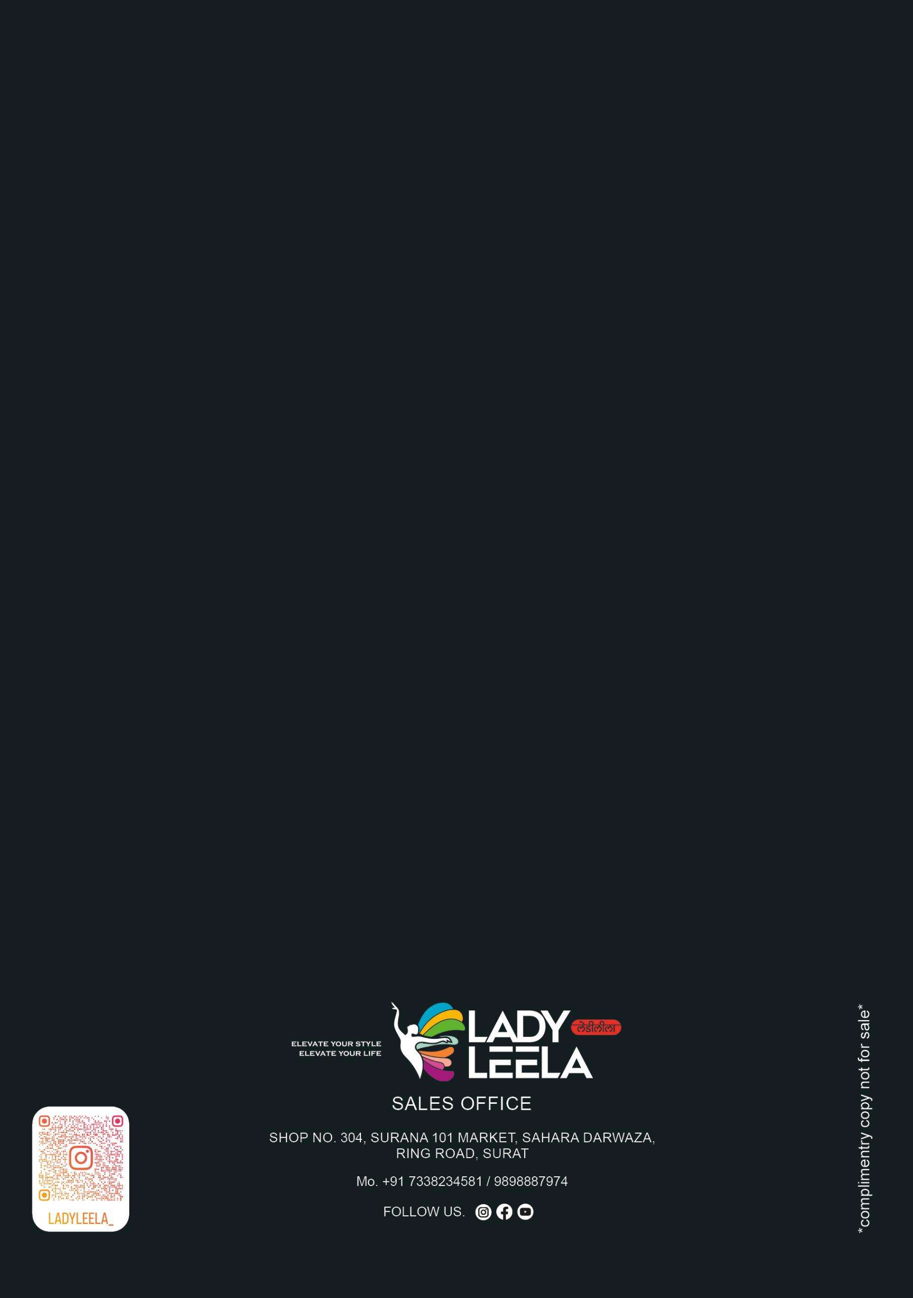 SAIYAARA BY LADY LEELA IN VISCOSE MUL CHANDERI FABRIC LUXURY FESTIVE COLLECTION WITH WORK 