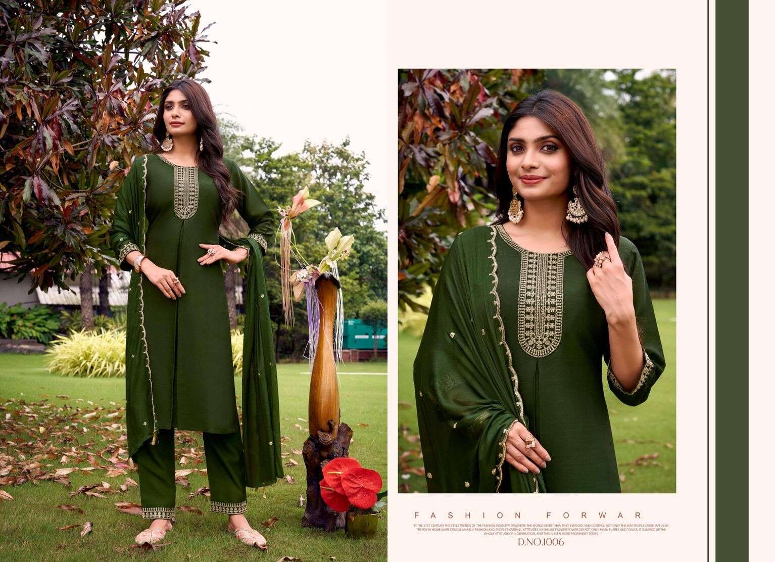 SAVERA BY ASHWATH IN BLOOMING VICHITRA WITH CRAPE INNER AND EXCLUSIVE POCKET 