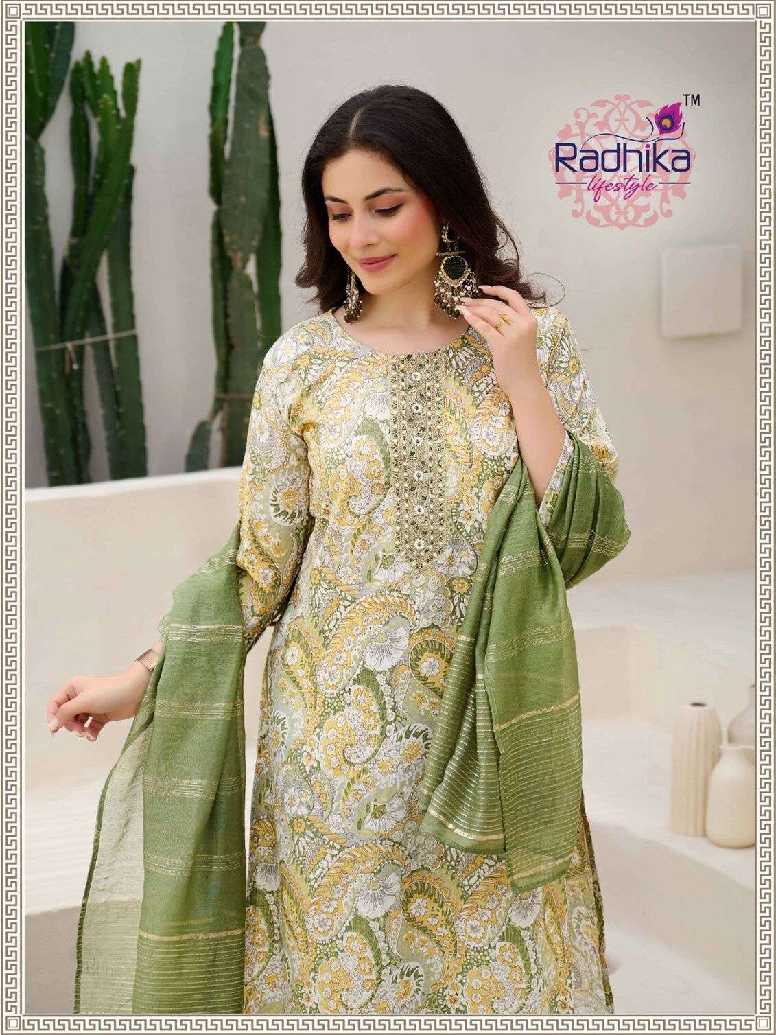 SIRI VOL-4 BY RADHIKA LIFESTYLE IN RAYON CAPSULE FOIL PRINT KURTI PANT WITH DUPATTA 