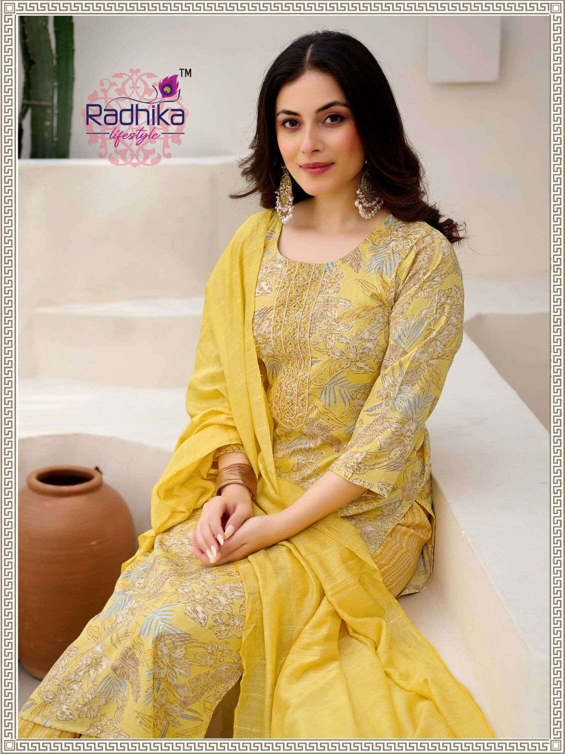 SIRI VOL-4 BY RADHIKA LIFESTYLE IN RAYON CAPSULE FOIL PRINT KURTI PANT WITH DUPATTA 