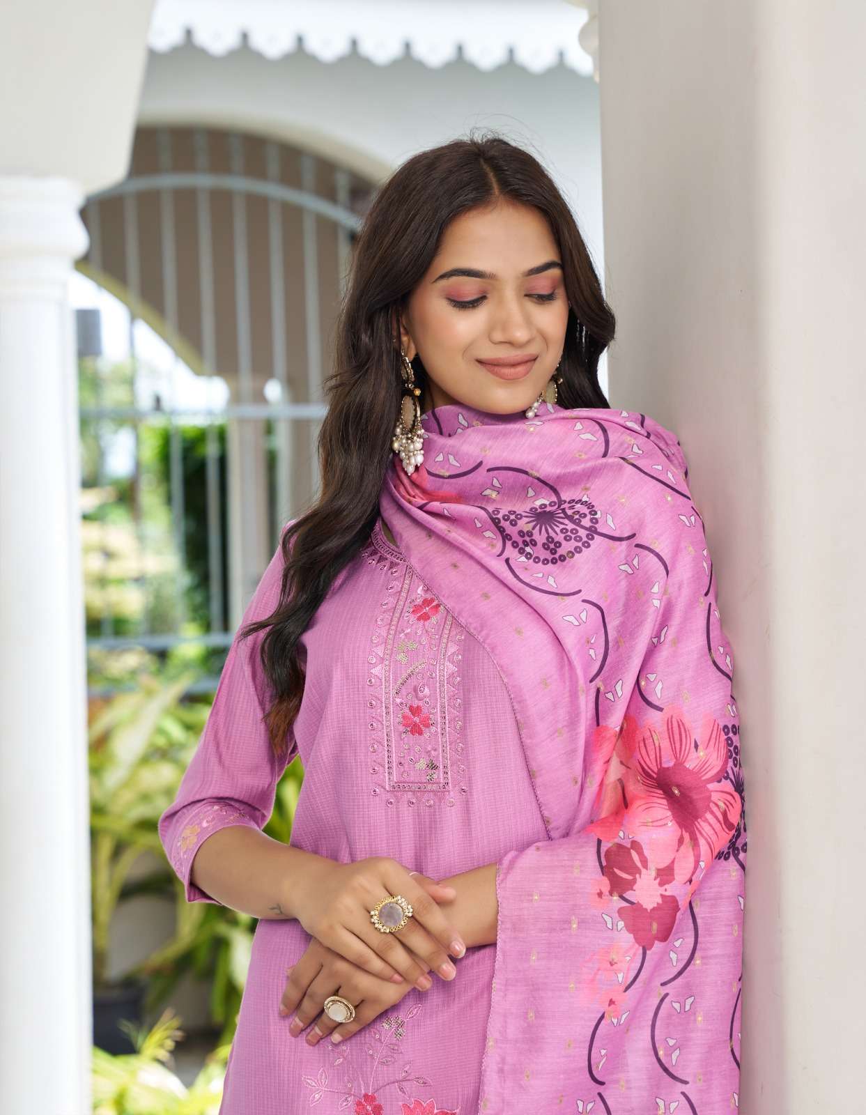 SIYARA VOL-1 BY RARELILY IN BURLINE SILK WITH INNER AND ORGANJA BUTTI DIGITAL PRINT DUPATTA 