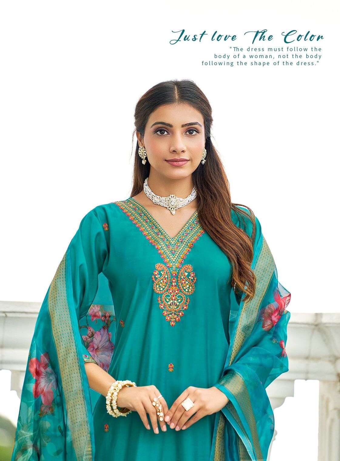 SUHANI VOL-1 BY RADHIKA LIFESTYLE IN ROMAN SILK & ORGANZA DIGITAL DUPATTA WITH WORK 