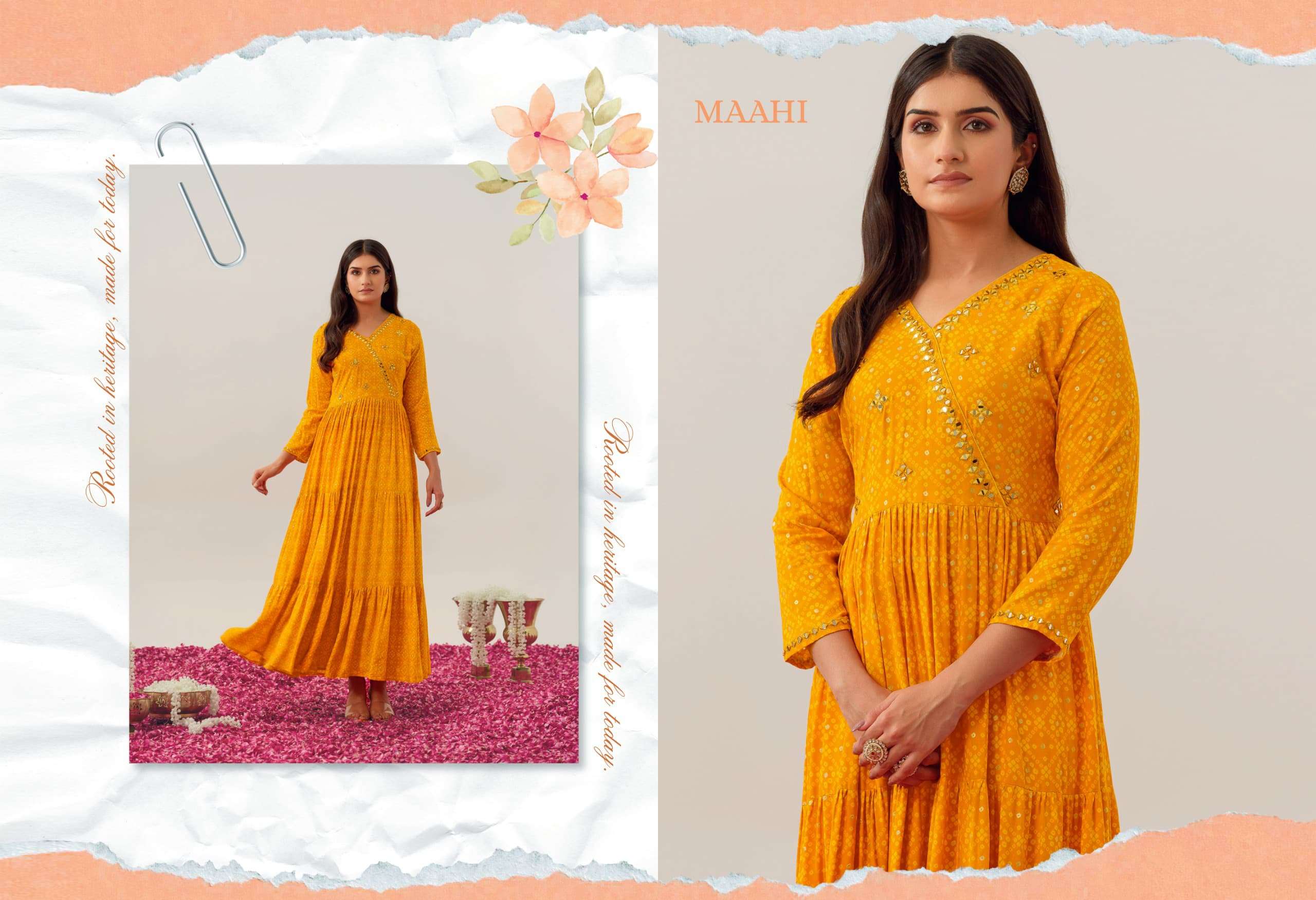 SUKOON BY SHRUTI SUIT IN PURE COTTON MODAL LIVA RAYON WITH FESTIVAL PRINTS TRENDY GOWNS 