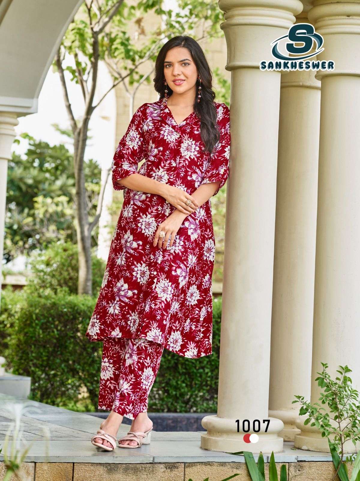 SUMMER COOL VOL-2 BY SANKHESWER IN RAYON PRINT WITH FOIL AND COLLAR PATTERN 