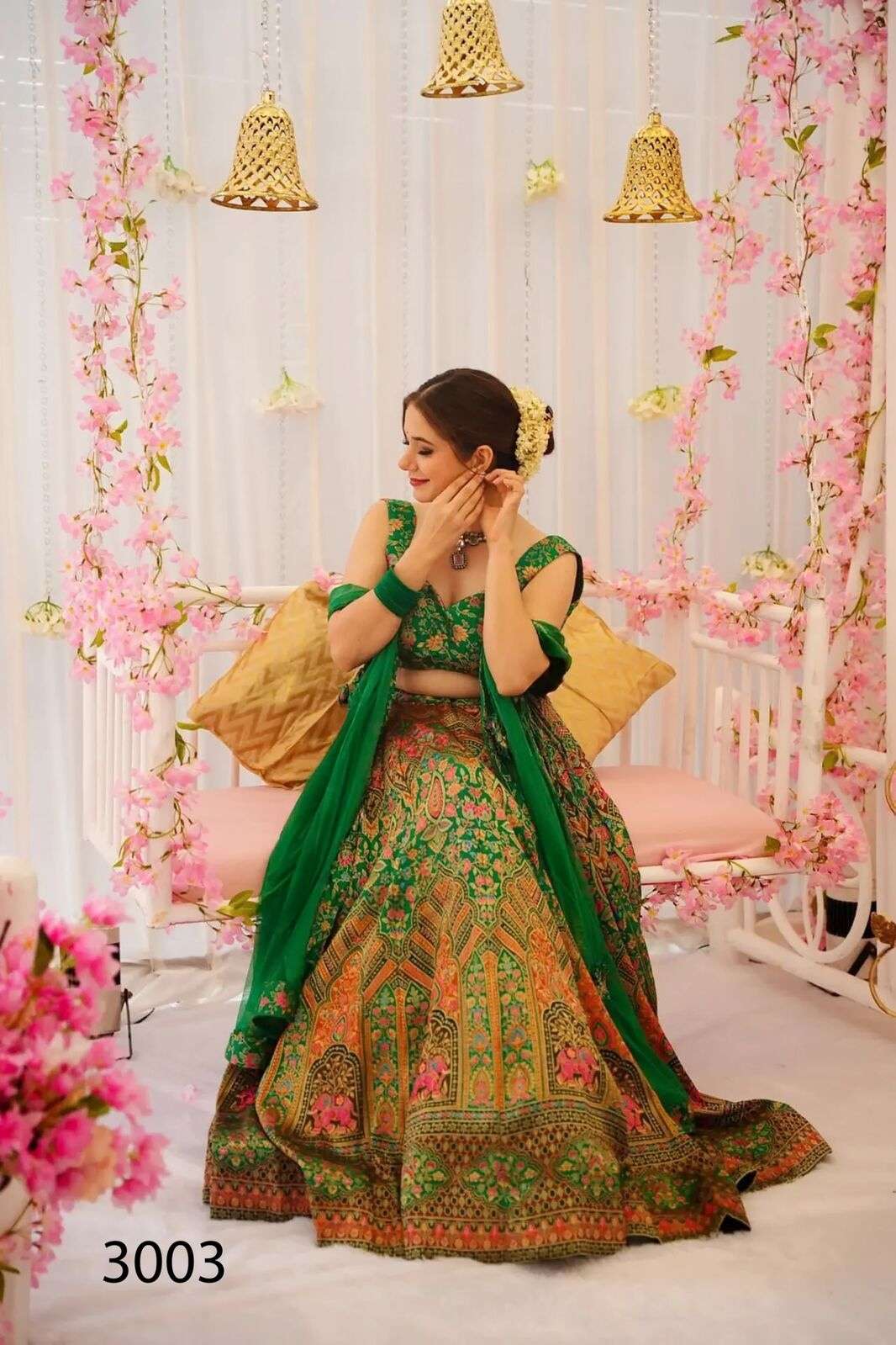 VALLARI VOL-3 BY TEXOFAB IN PURE SILK WITH HEAVY DIGITAL PRINT AND ORGANZA DUPATTA WITH LACE 