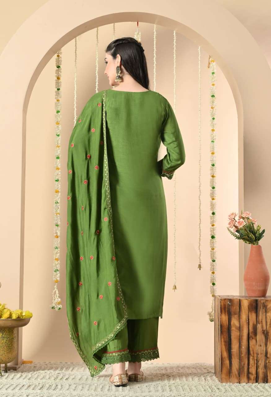 VOL :- 1 BY SWARUUP LIFESTYLE IN PURE MUSLIN STRAIGHT CUT TOP WITH HEAVY EMBROIDERY WORK 