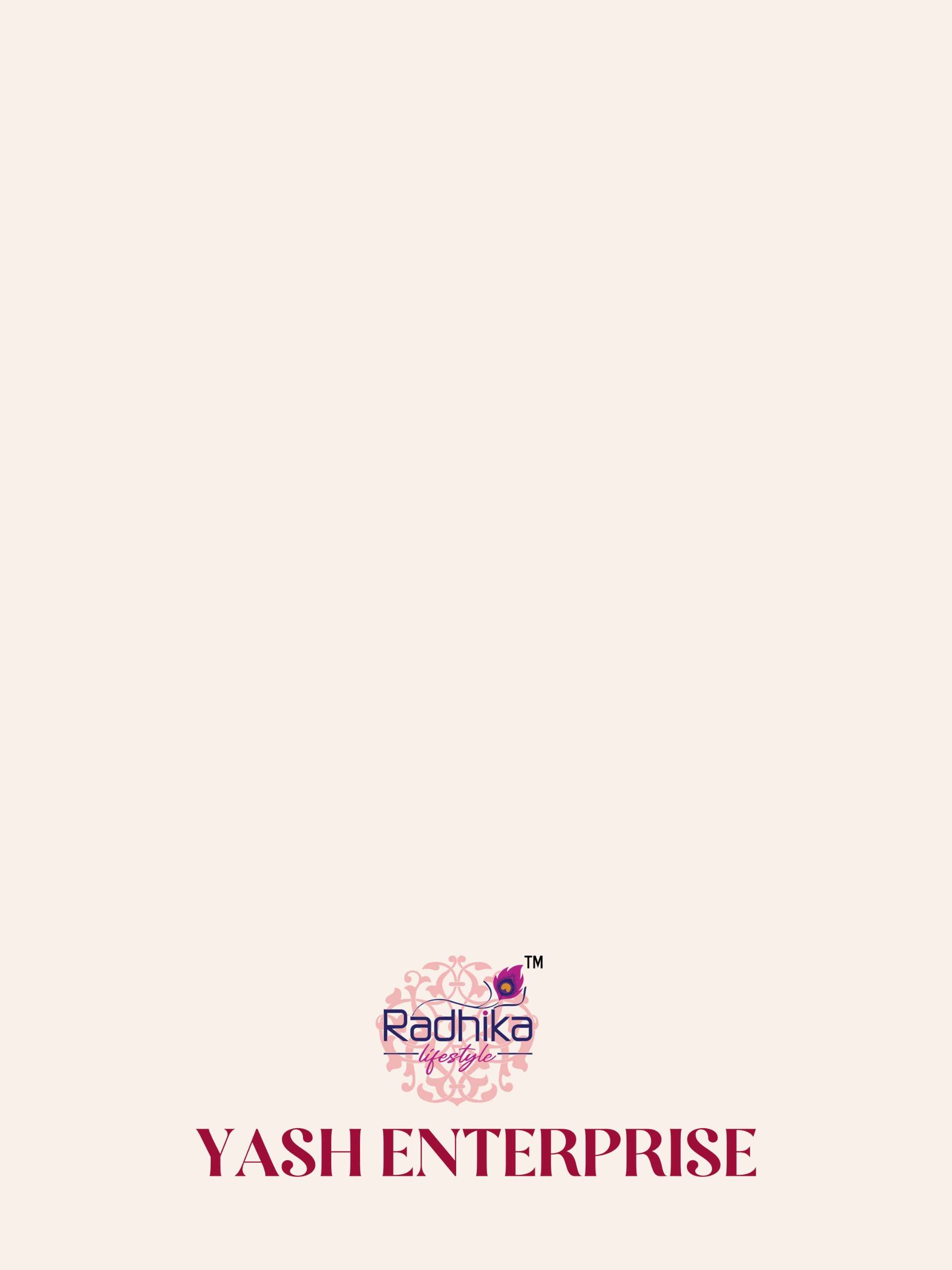 ZENAB VOL-1 BY RADHIKA LIFESTYLE IN PURE NATURAL CREP KURTI PANT AND DUPATTA WITH HANDWORK 