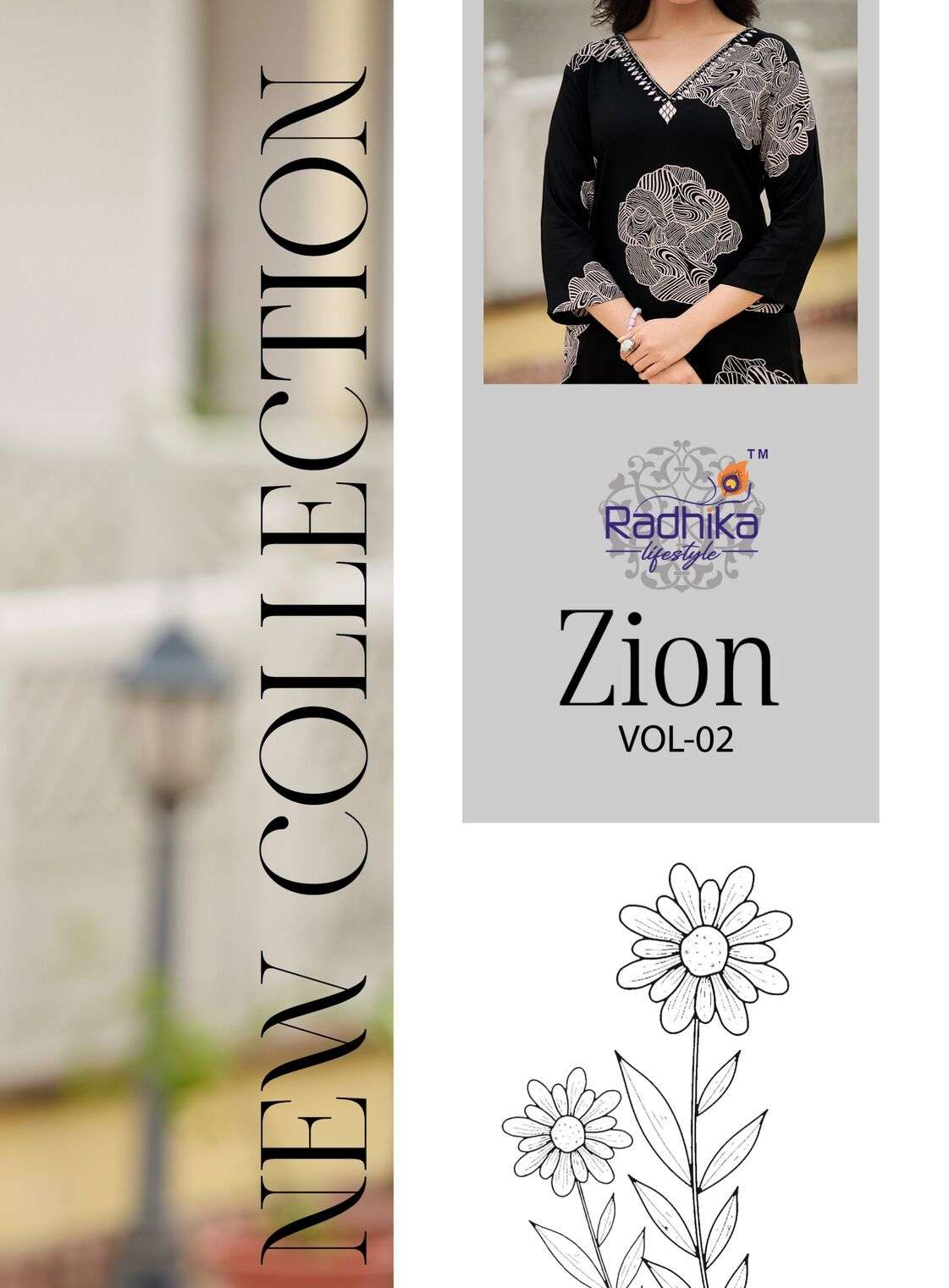 ZION VOL:-2 BY RADHIKA LIFE STYLE IN PURE RAYON HEAVY DISCHARGE WITH FOIL HANDWORK 