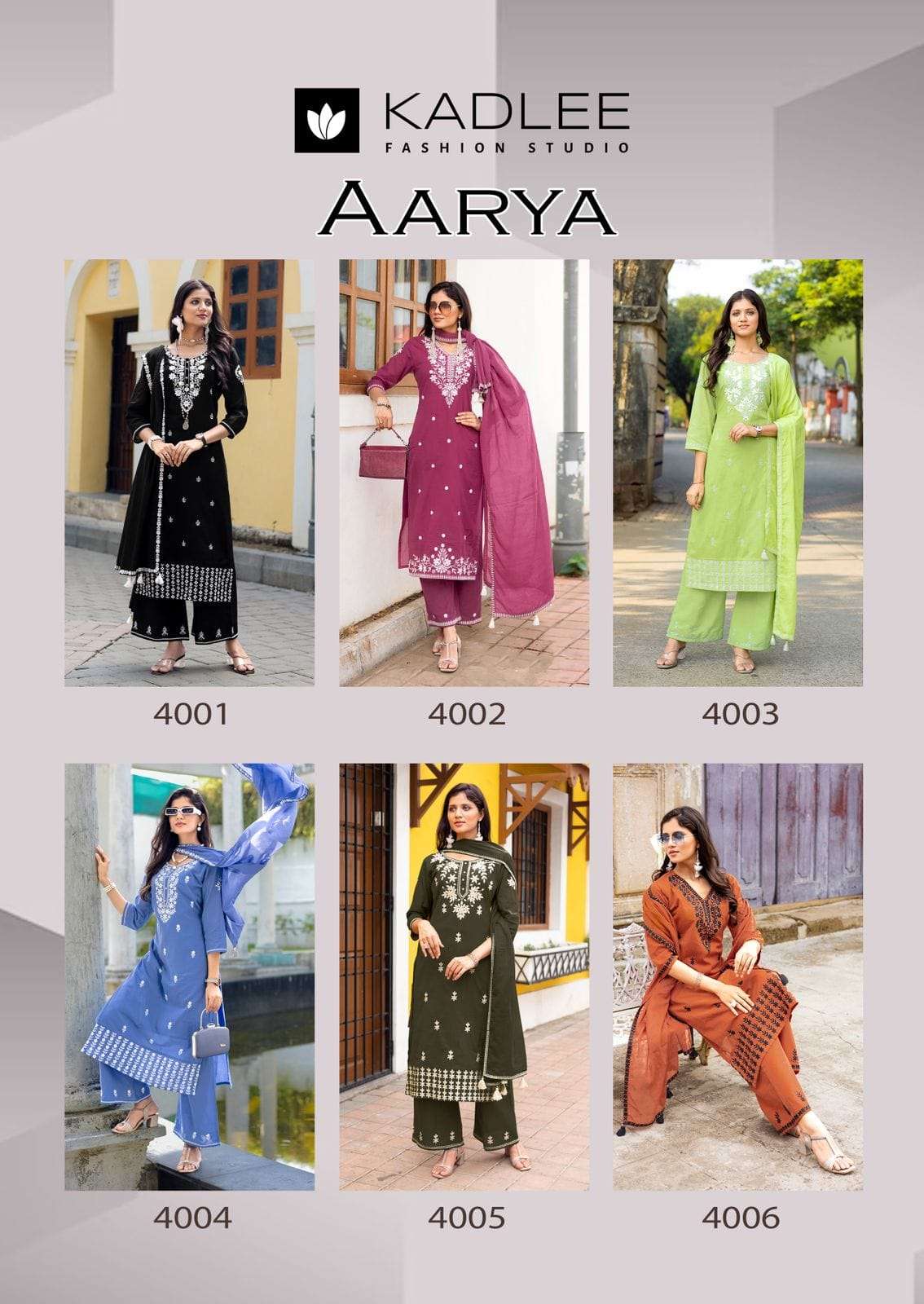 AARYA BY KADLEE IN SALLI PURE COTTON WITH HAND & THREADWORK 
