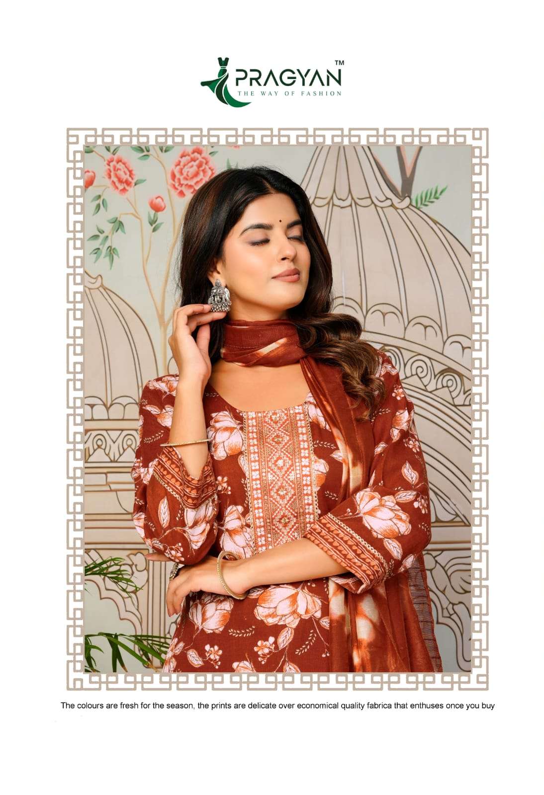 CASUAL VOL-1 BY PRAGYAN IN CAPSULE FOIL PRINT KURTI WITH EMBROIDERY WORK 