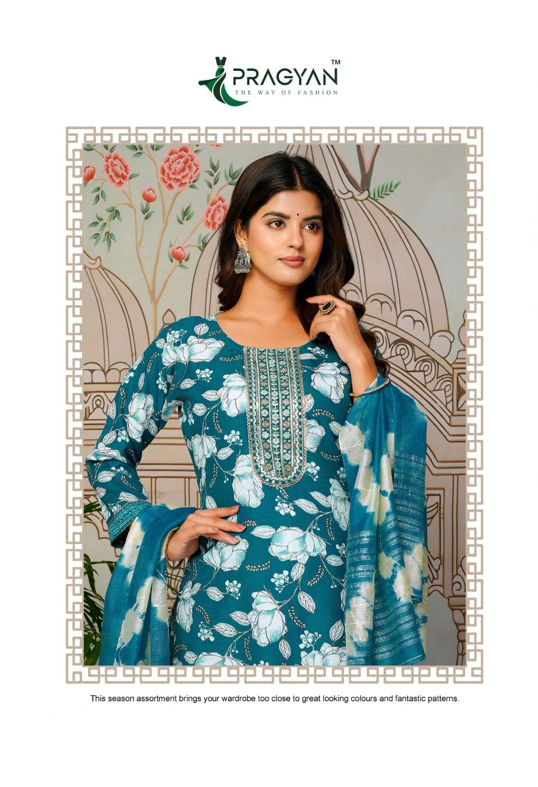 CASUAL VOL-1 BY PRAGYAN IN CAPSULE FOIL PRINT KURTI WITH EMBROIDERY WORK 