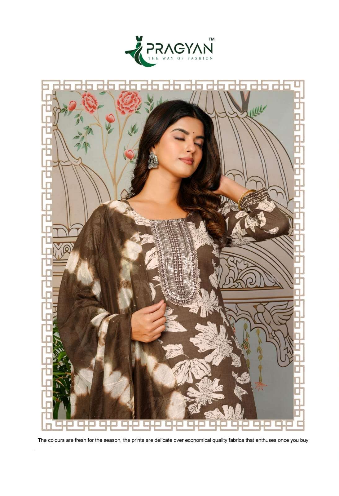 CASUAL VOL-1 BY PRAGYAN IN CAPSULE FOIL PRINT KURTI WITH EMBROIDERY WORK 