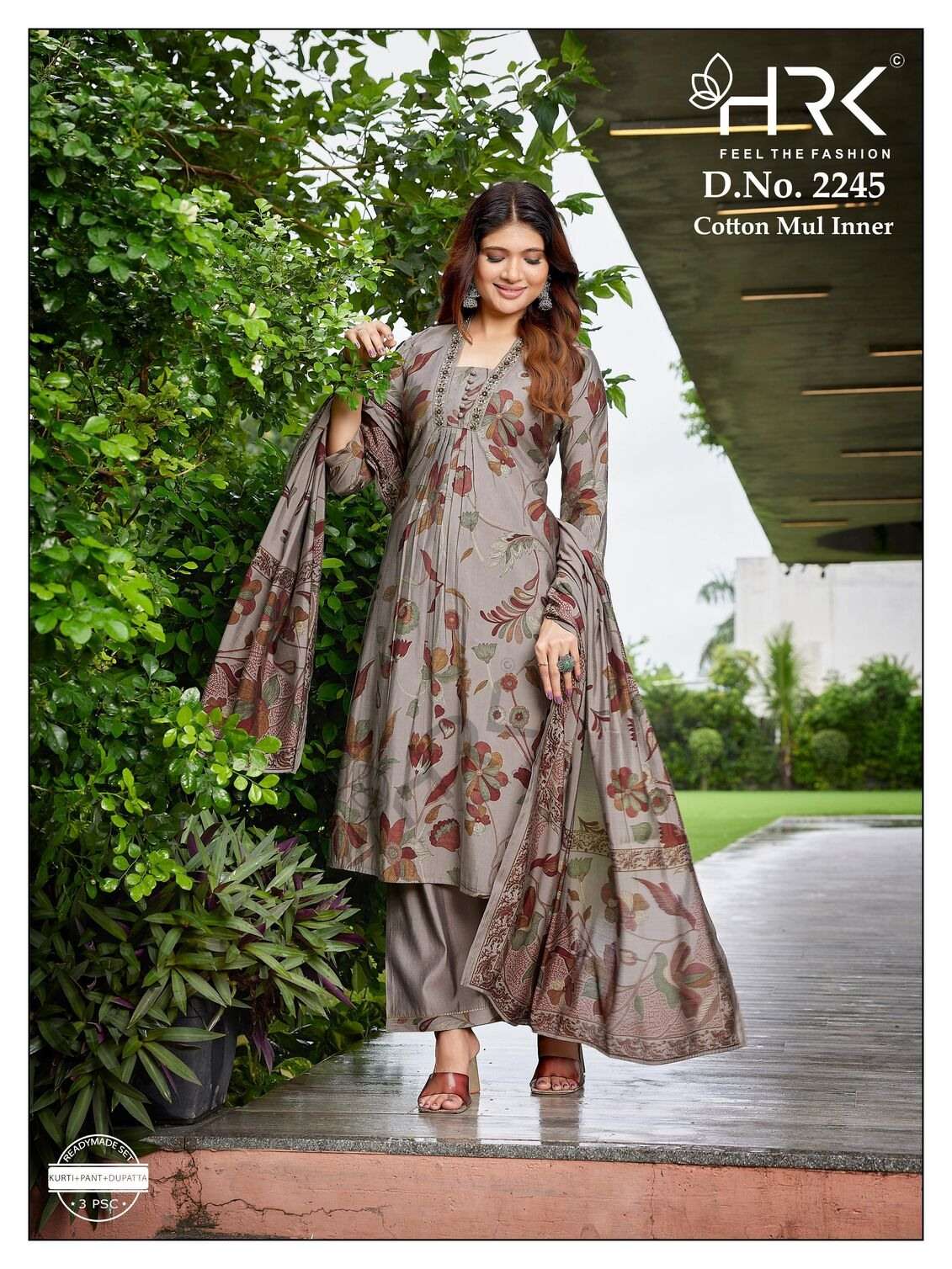 D.NO :- 2245 BY HRK IN HEAVY SOFT MODAL FOIL PRINT WITH EXCLUSIVE HAND WORK 