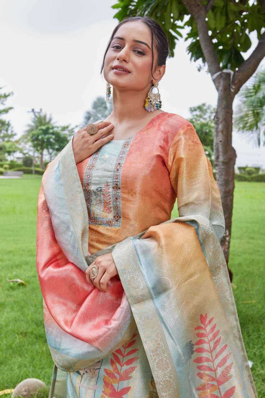 D.NO :- 2859-60-62 TO 65 BY MCLOTHINGS IN SIMMER JACQUARD WITH FULL COTTON INNER 