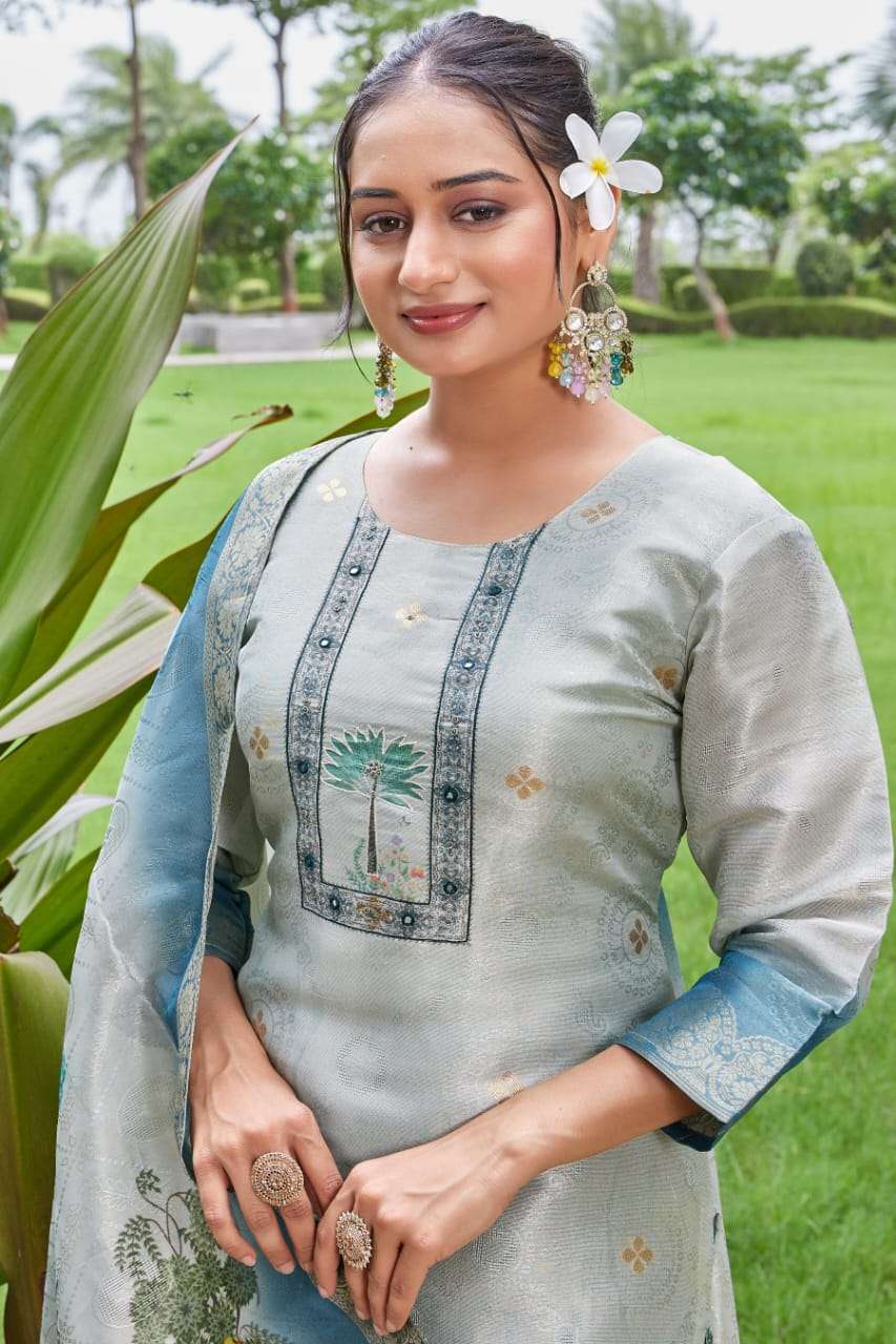 D.NO :- 2859-60-62 TO 65 BY MCLOTHINGS IN SIMMER JACQUARD WITH FULL COTTON INNER 