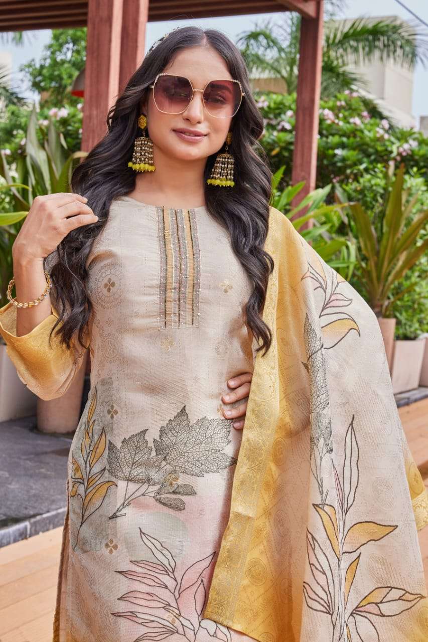 D.NO :- 2859-60-62 TO 65 BY MCLOTHINGS IN SIMMER JACQUARD WITH FULL COTTON INNER 