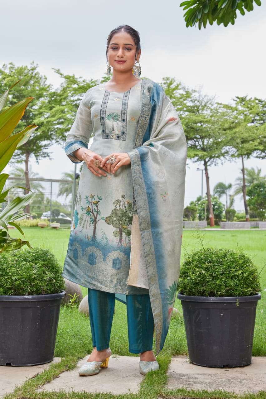 D.NO :- 2859-60-62 TO 65 BY MCLOTHINGS IN SIMMER JACQUARD WITH FULL COTTON INNER 