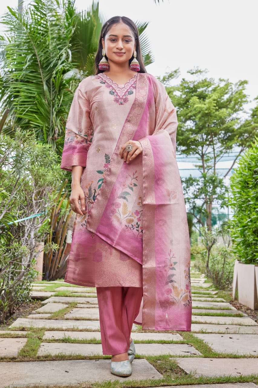D.NO :- 2859-60-62 TO 65 BY MCLOTHINGS IN SIMMER JACQUARD WITH FULL COTTON INNER 