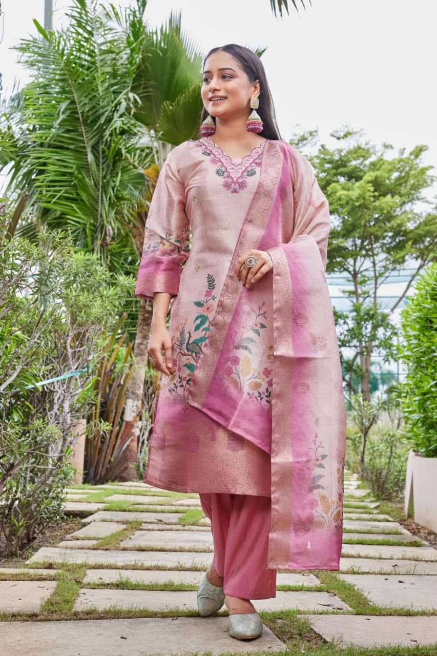 D.NO :- 2859-60-62 TO 65 BY MCLOTHINGS IN SIMMER JACQUARD WITH FULL COTTON INNER 