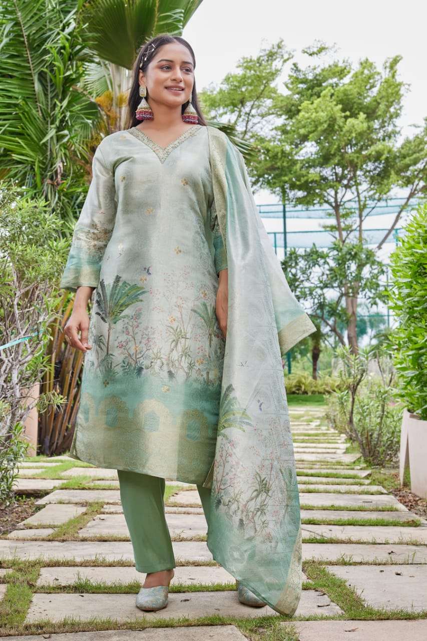 D.NO :- 2859-60-62 TO 65 BY MCLOTHINGS IN SIMMER JACQUARD WITH FULL COTTON INNER 