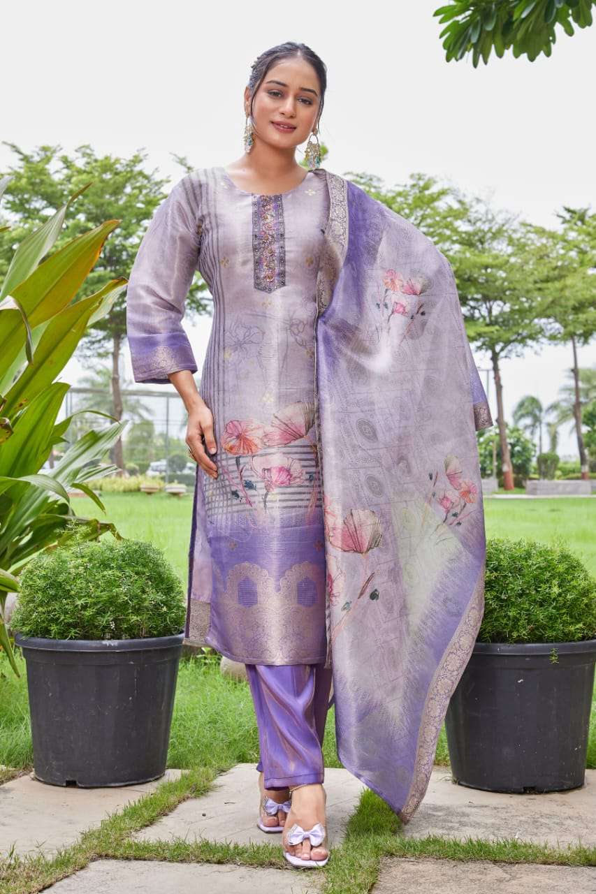 D.NO :- 2859-60-62 TO 65 BY MCLOTHINGS IN SIMMER JACQUARD WITH FULL COTTON INNER 