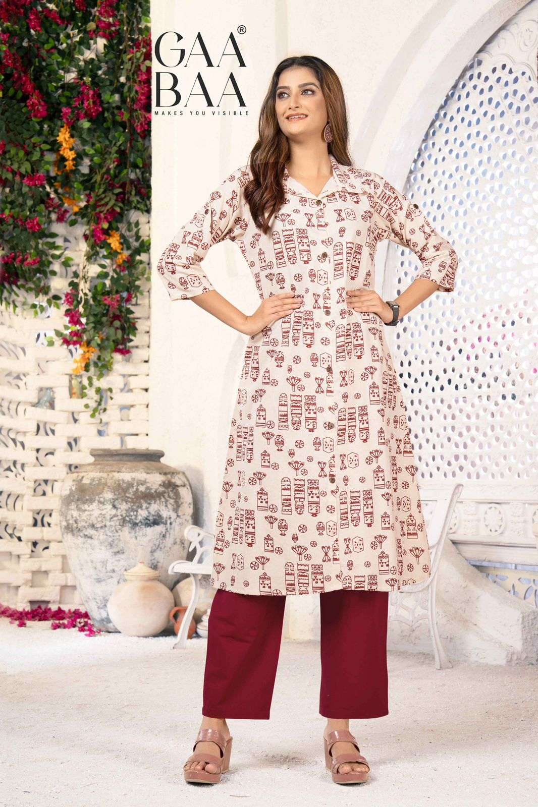 D.NO :- 939 BY GAABAA IN PURE SOFT COTTON FLEX WITH TWO SIDE POCKET 