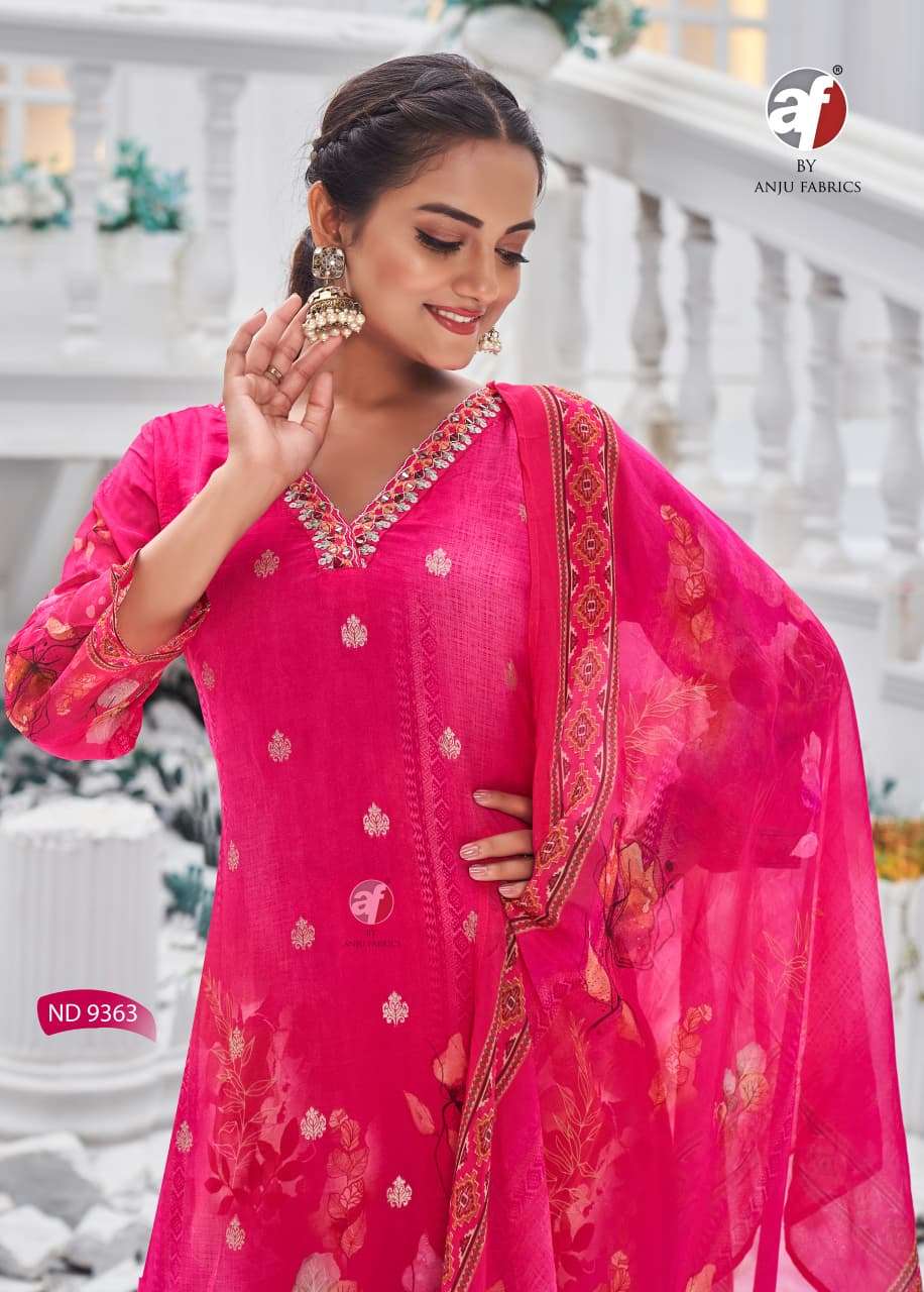 D.NO:- ND 9363 BY ANJU FABRICS IN PURE ORGANZA WITH JACQUARD WITH PURE HANDWORK