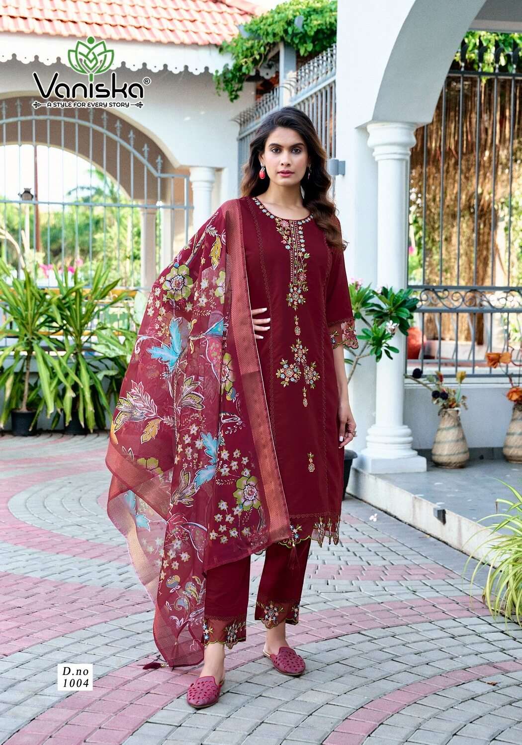 DASTOOR VOL :- 1 BY VANISKA IN ROMAN SILK WITH COTTON MAL INNER AND EMBROIDERY WORK 