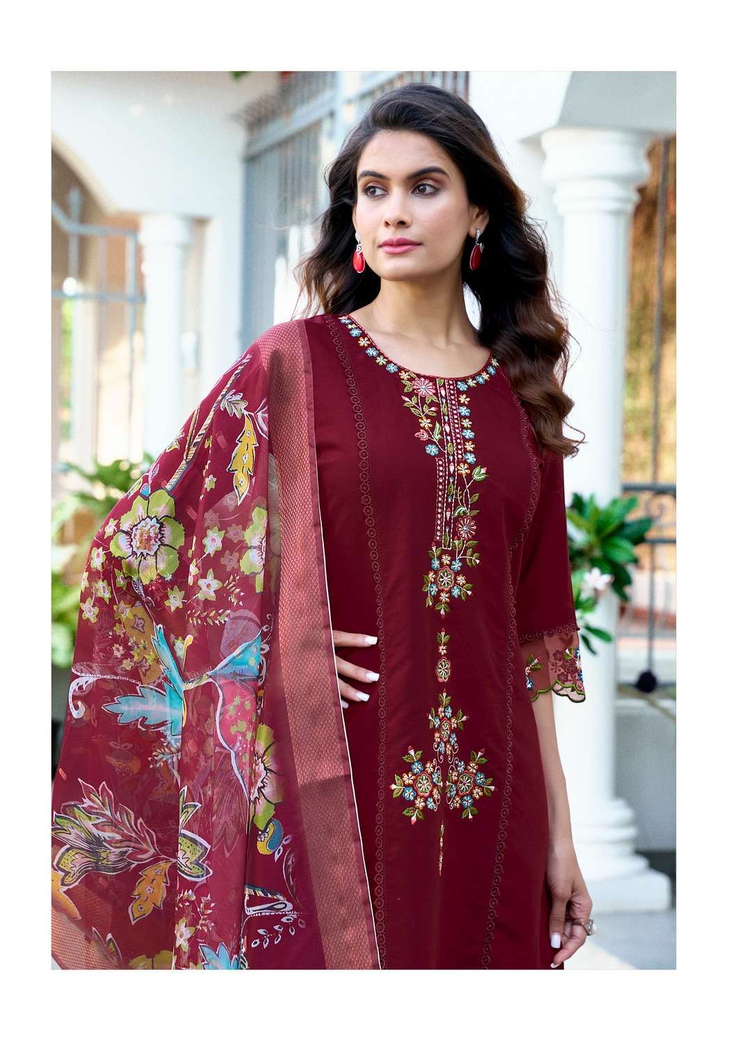 DASTOOR VOL :- 1 BY VANISKA IN ROMAN SILK WITH COTTON MAL INNER AND EMBROIDERY WORK 