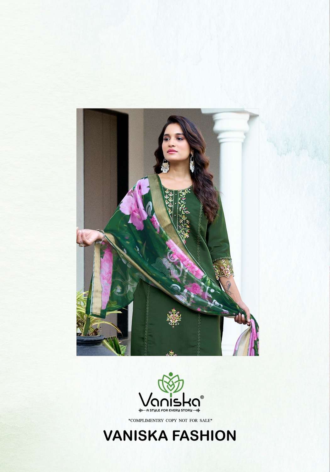 DASTOOR VOL :- 1 BY VANISKA IN ROMAN SILK WITH COTTON MAL INNER AND EMBROIDERY WORK 