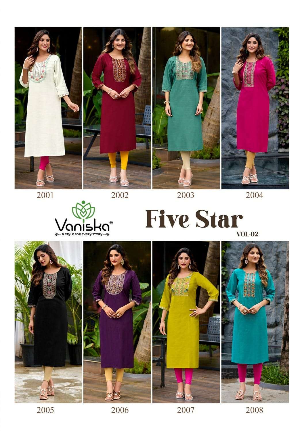 FIVE STAR VOL:-2 BY VANISKA IN VETICAN SILK WITH HEVY EMBROIDERY WORK