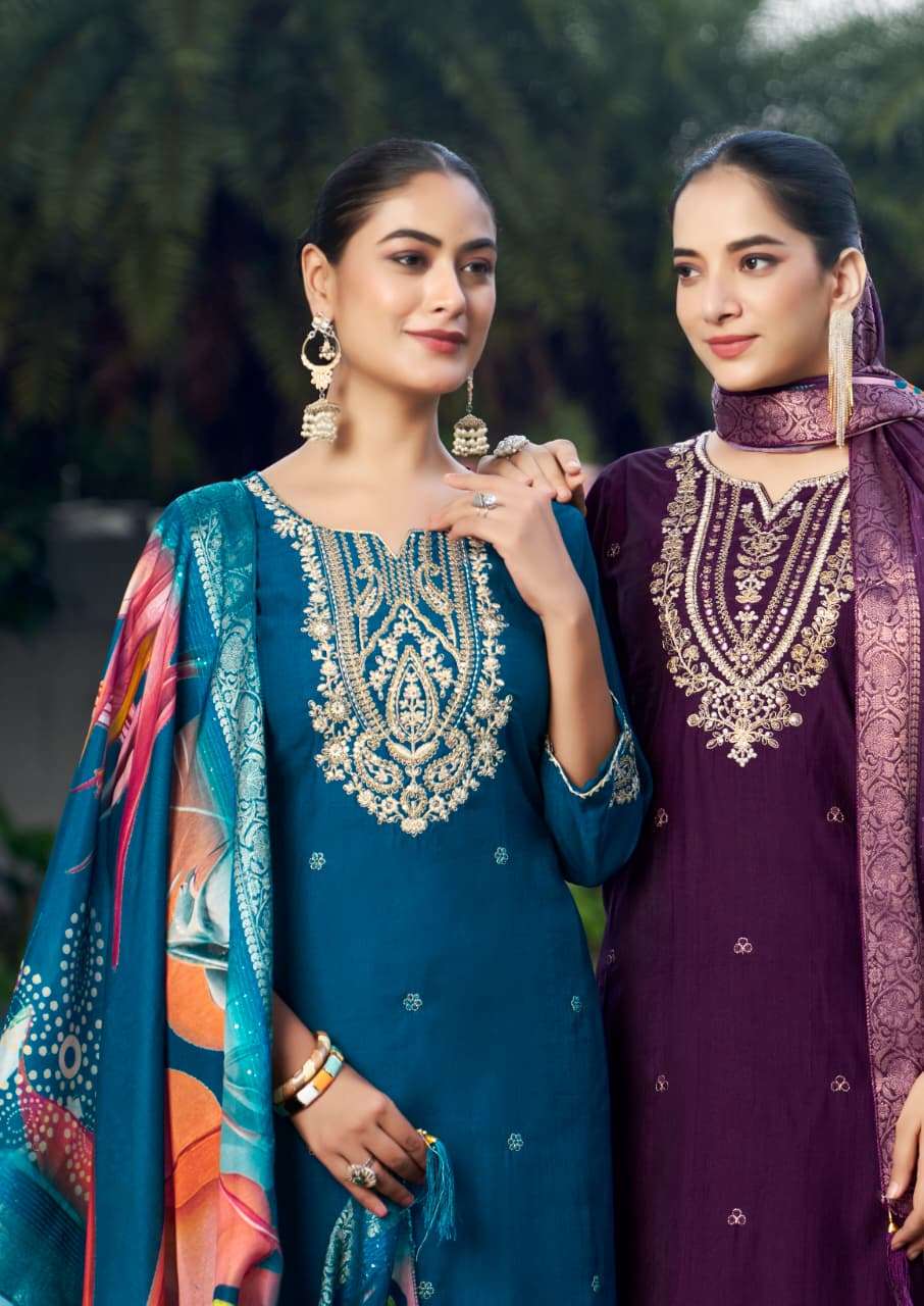 HEER BY WOODEE IN PREMIUM VISCOSE VATICAN STRAIGHT CUT 3 PCS CONCEPT 