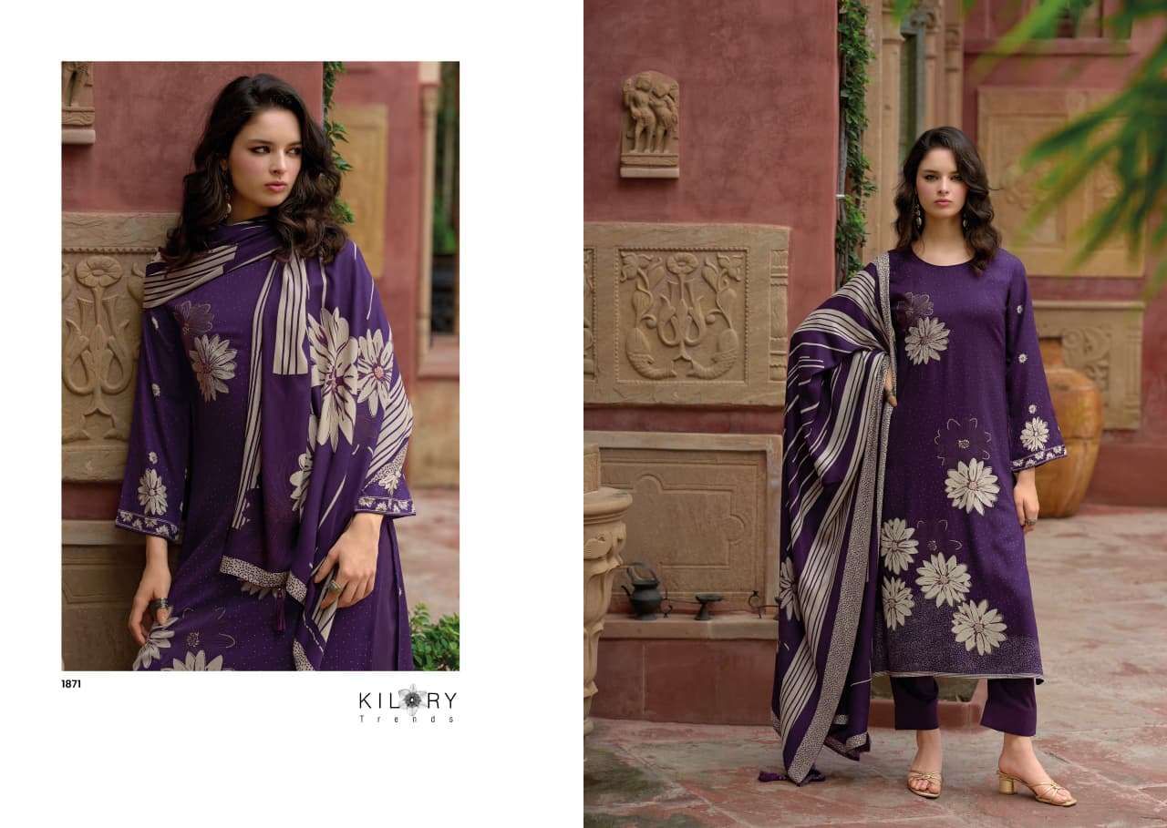 ILARA BY KILORY TRENDS IN PURE VISCOSE PASHMINA DIGITAL FOIL PRINT WITH EMBROIDERY