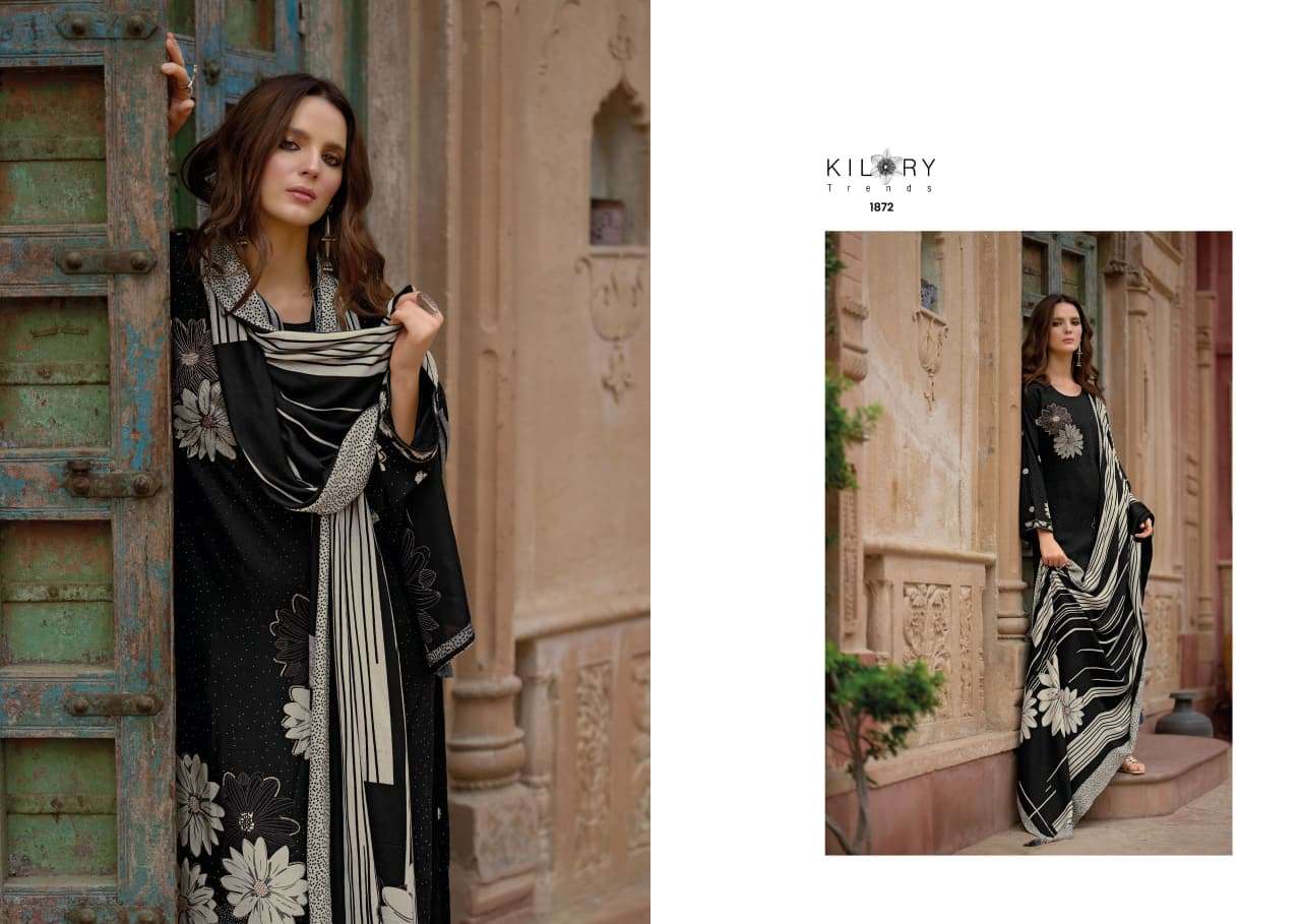 ILARA BY KILORY TRENDS IN PURE VISCOSE PASHMINA DIGITAL FOIL PRINT WITH EMBROIDERY