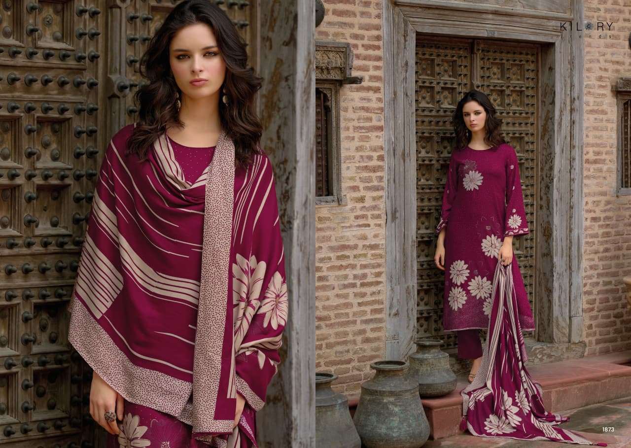 ILARA BY KILORY TRENDS IN PURE VISCOSE PASHMINA DIGITAL FOIL PRINT WITH EMBROIDERY