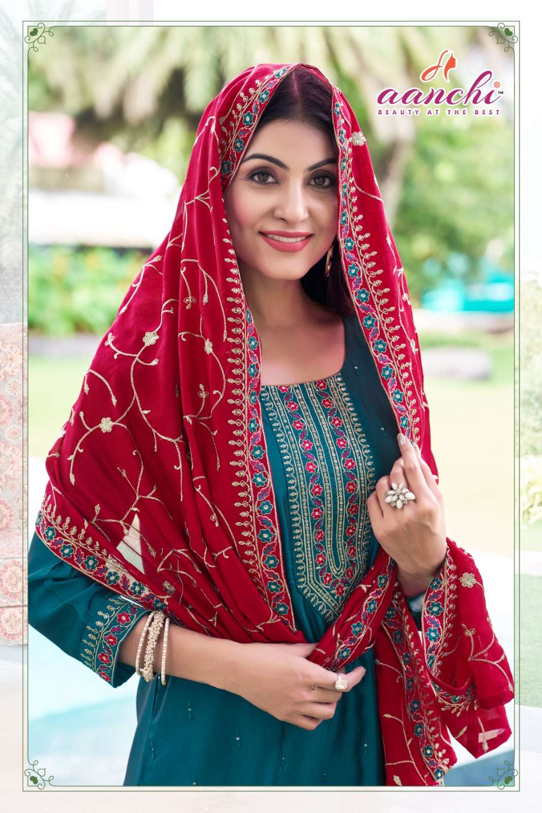 IMANI-2 BY AANCHI IN RANGEELA SILK WITH VICHITRA SILK FANCY DUPATTA WORK 