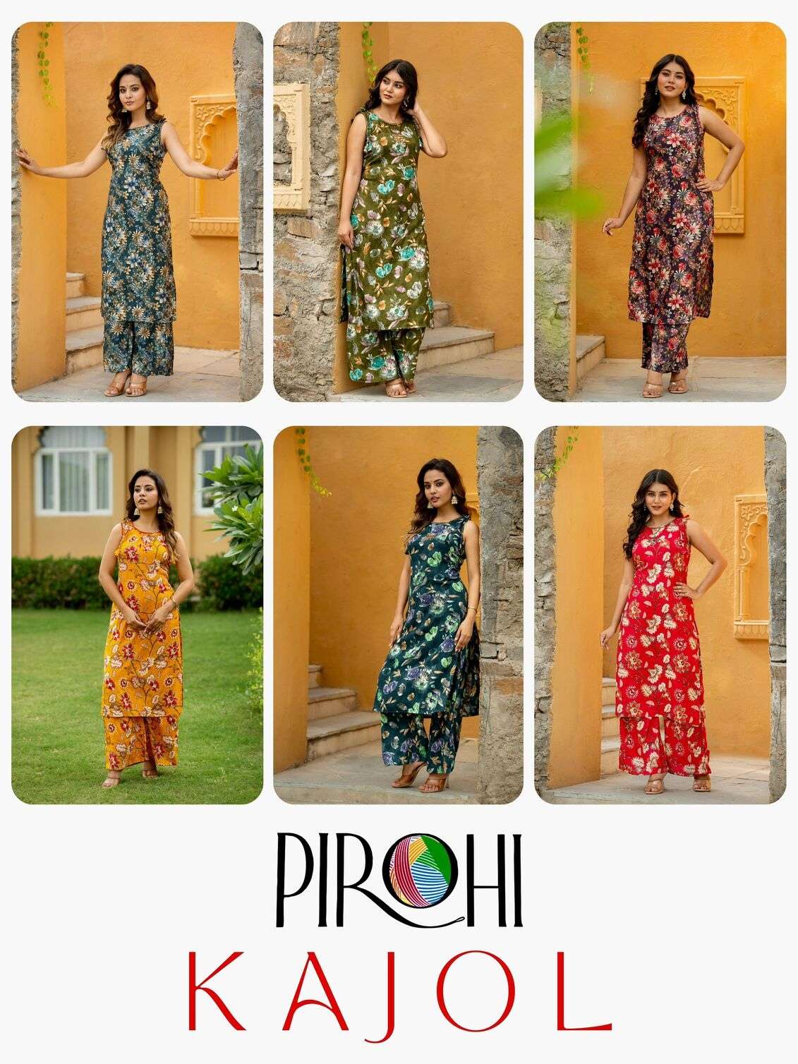 KAJOL BY PIROHI IN PREMIUM VISCOSE RAYON DISCHARGE FOIL PRINT WITH MANUAL WORK 