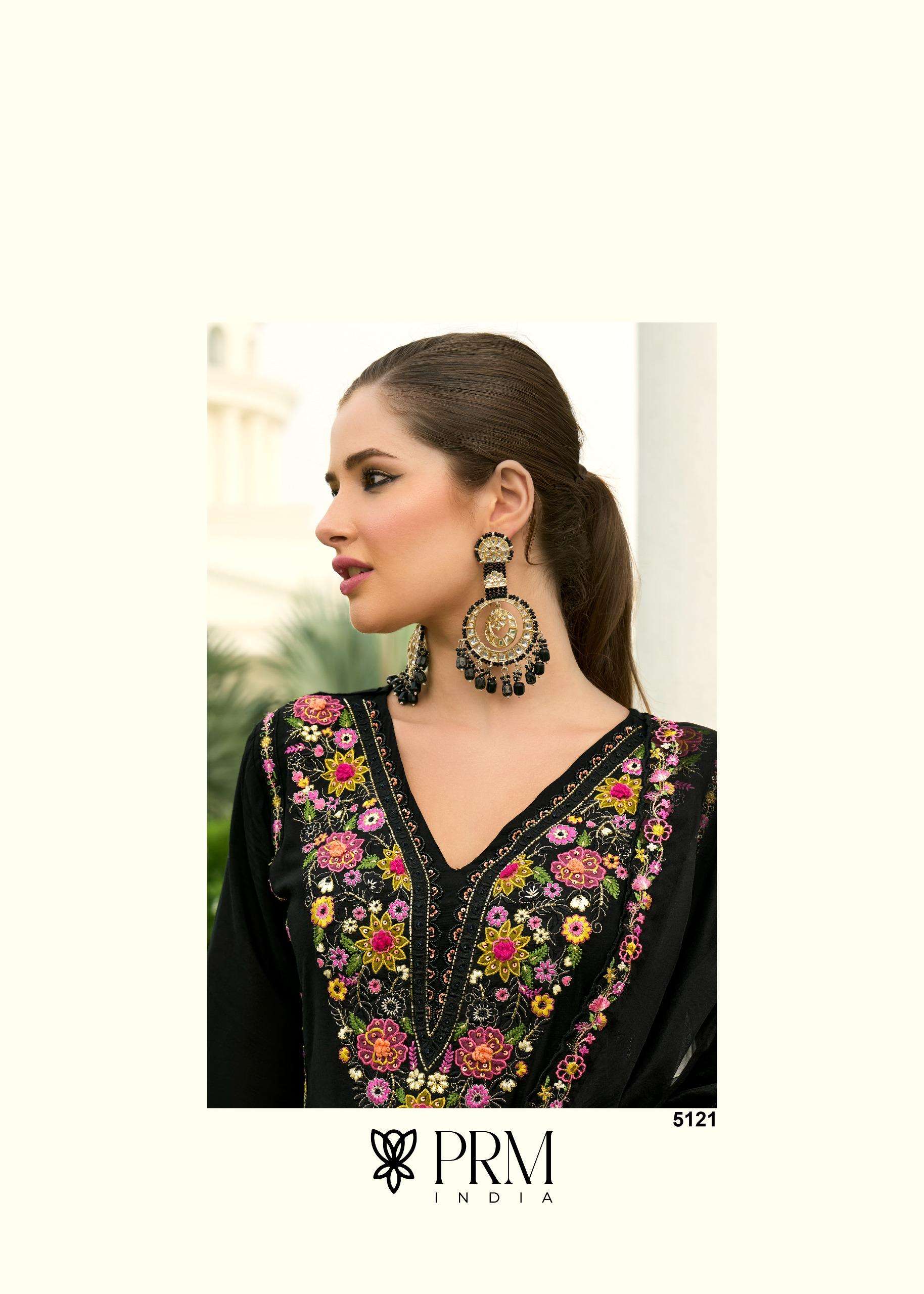 KHAYAAL BY PRM INDIA IN PURE MULL CHANDERI KUDTI WITH EMRODARY WORK AND DUPATTA 