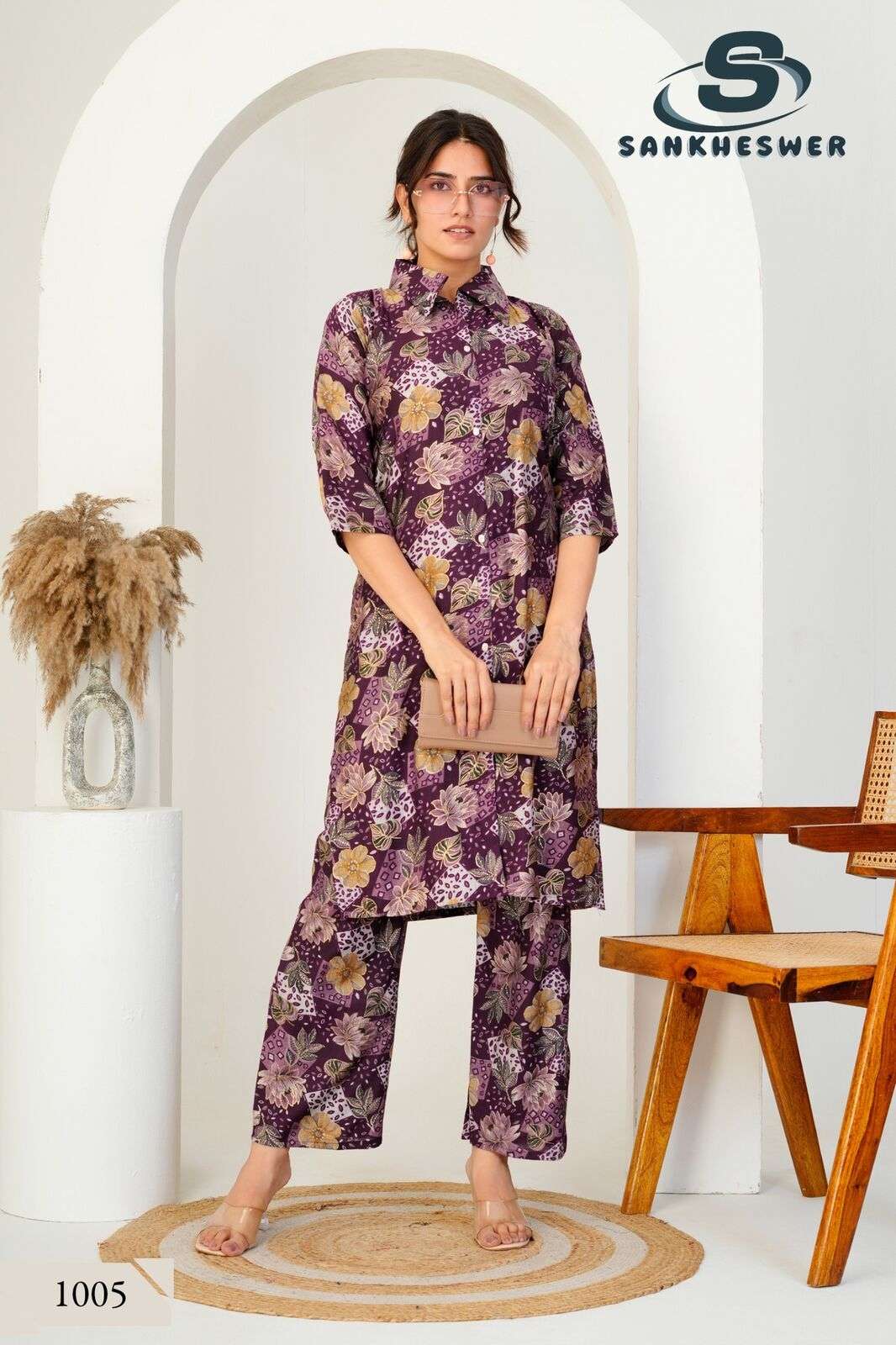 KITKET VOL-1 BY SANKHESWER IN VERTICAN FOIL DECHARGE PRINT COMBO PACKING 