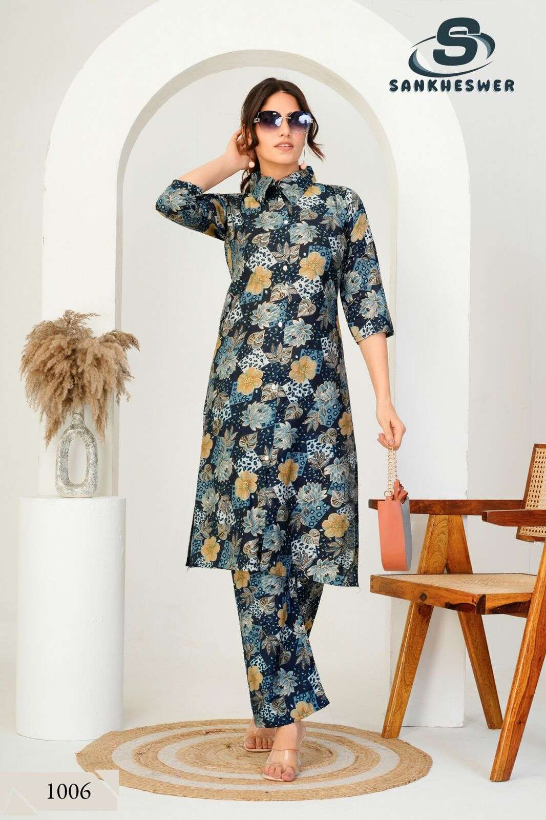 KITKET VOL-1 BY SANKHESWER IN VERTICAN FOIL DECHARGE PRINT COMBO PACKING 