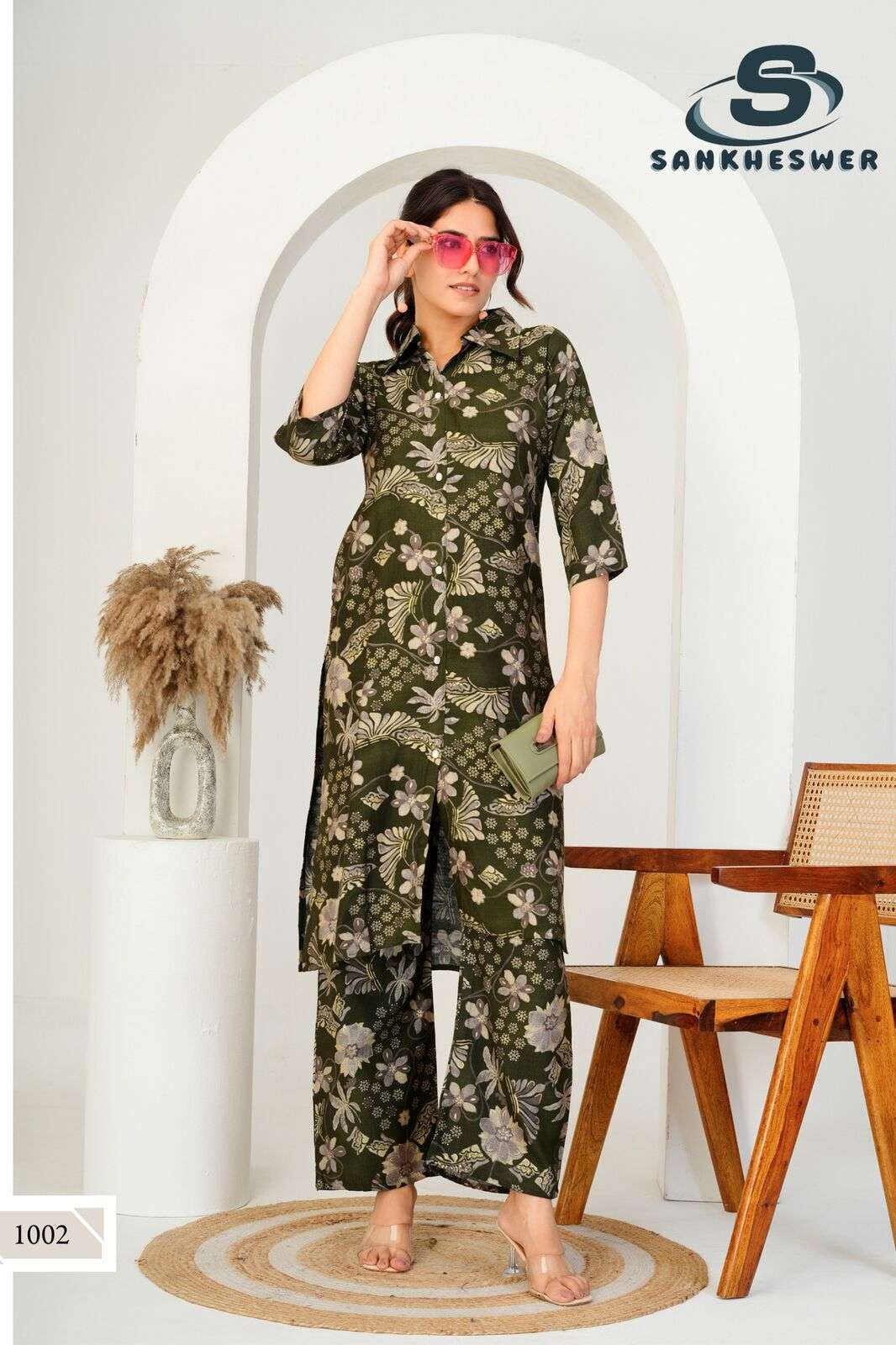 KITKET VOL-1 BY SANKHESWER IN VERTICAN FOIL DECHARGE PRINT COMBO PACKING 