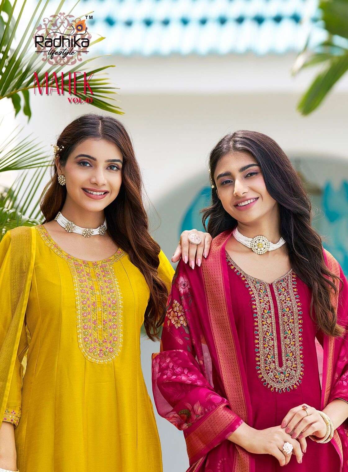 MAHEK VOL-3 BY RADHIKA LIFESTYLE IN VICHITRA SILK WITH FULL INNER & EMBROIDERY WORK 