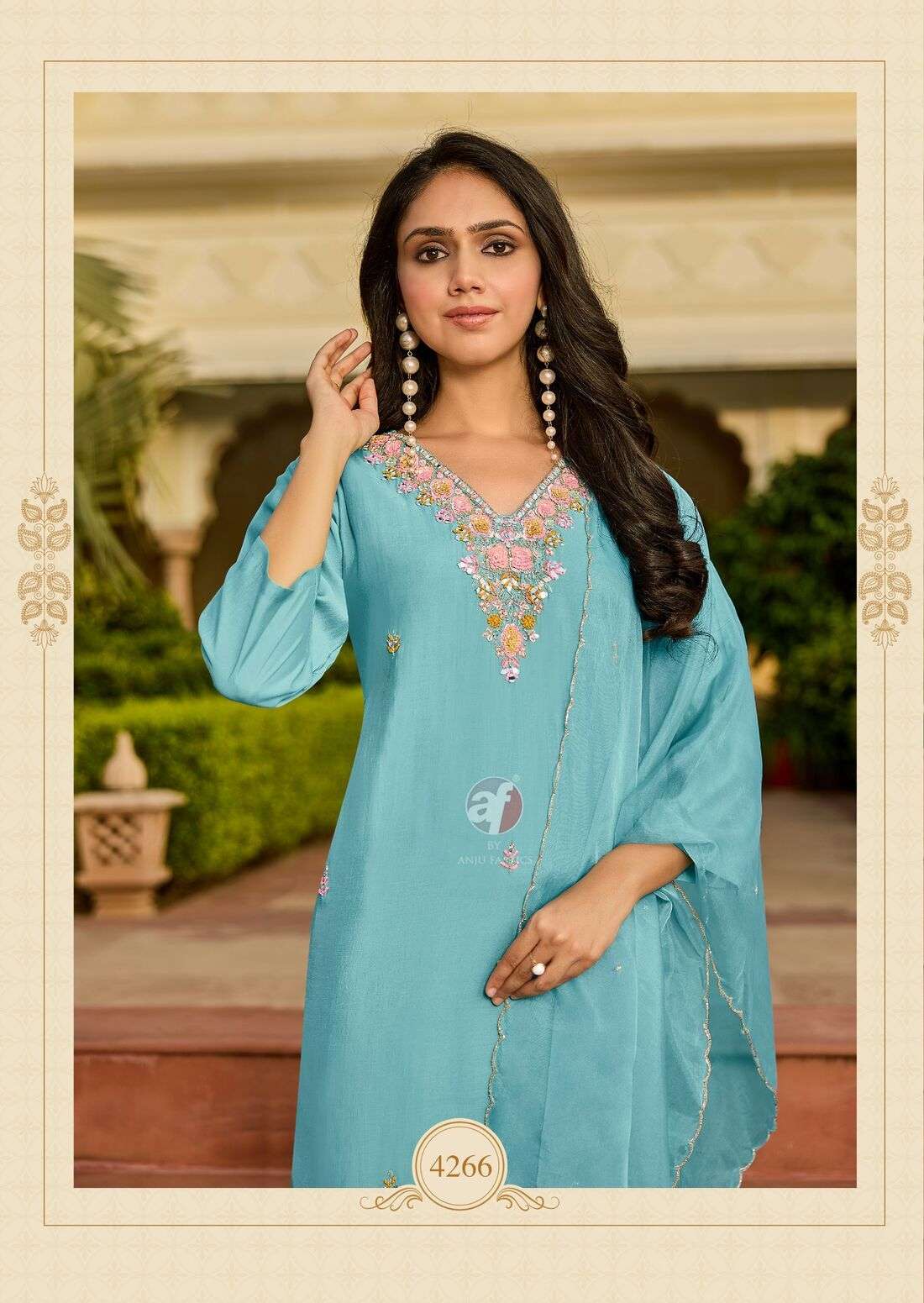 MAYRA VOL-7 BY ANJU FABRICS IN MODAL SILK KURTI PANT WITH DUPATTA FOR THIS FESTIVE LOOK