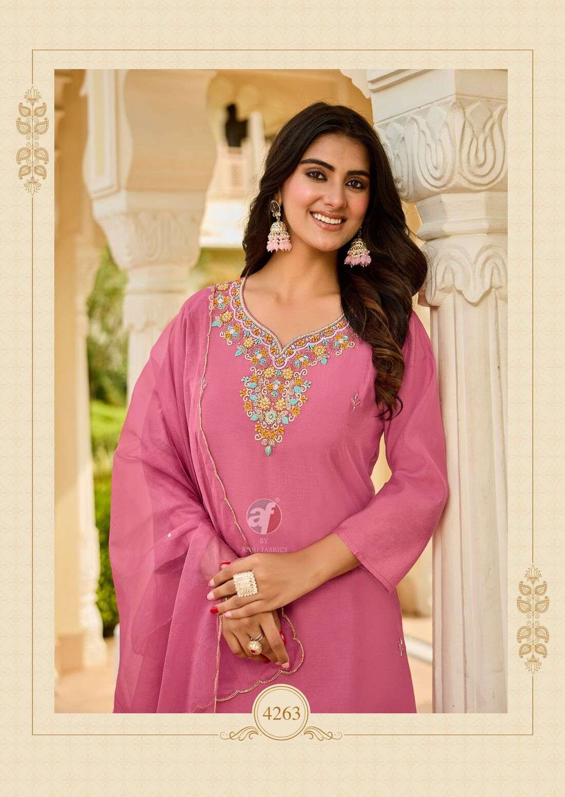 MAYRA VOL-7 BY ANJU FABRICS IN MODAL SILK KURTI PANT WITH DUPATTA FOR THIS FESTIVE LOOK