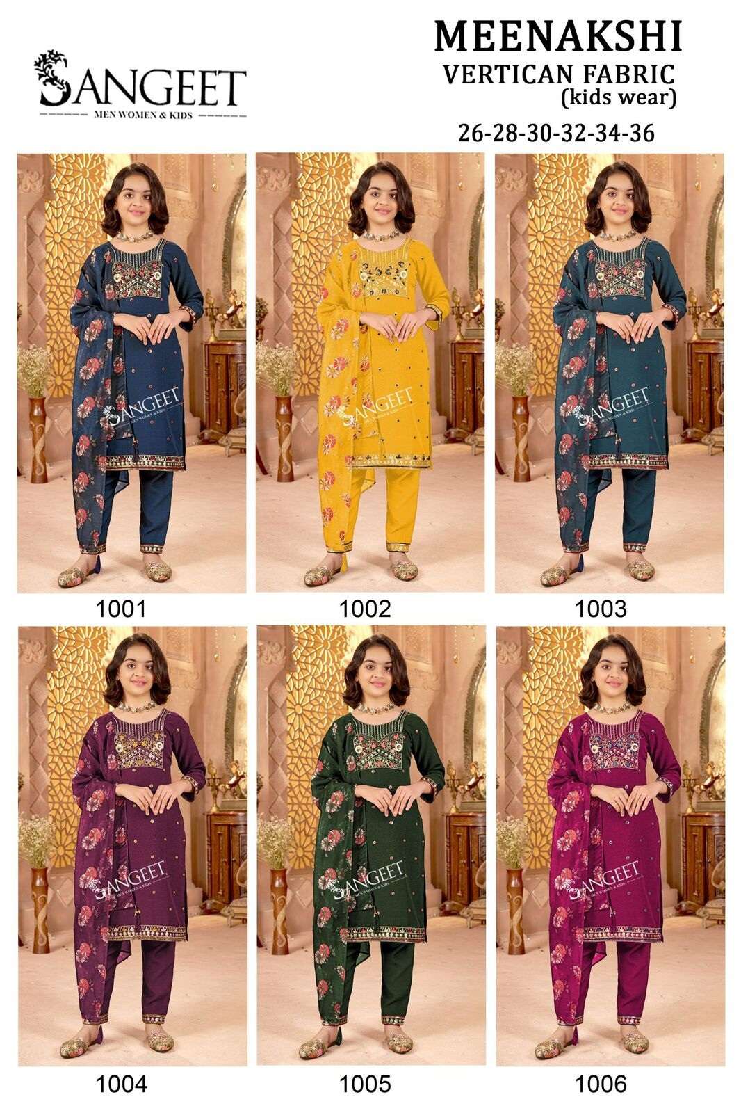 MEENAKSHI BY SANGEET IN HEAVY VATICAN FABRIC WITH MULTI EMBROIDERY SEQUENCE WORK