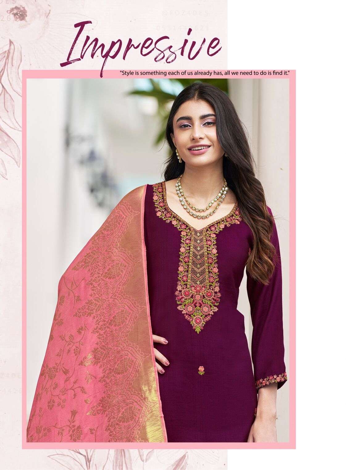 NAZAKAT VOL-1 BY RADHIKA LIFESTYLE IN VATICAN SILK KURTI PANT WITH JACQUARD DUPATTA 