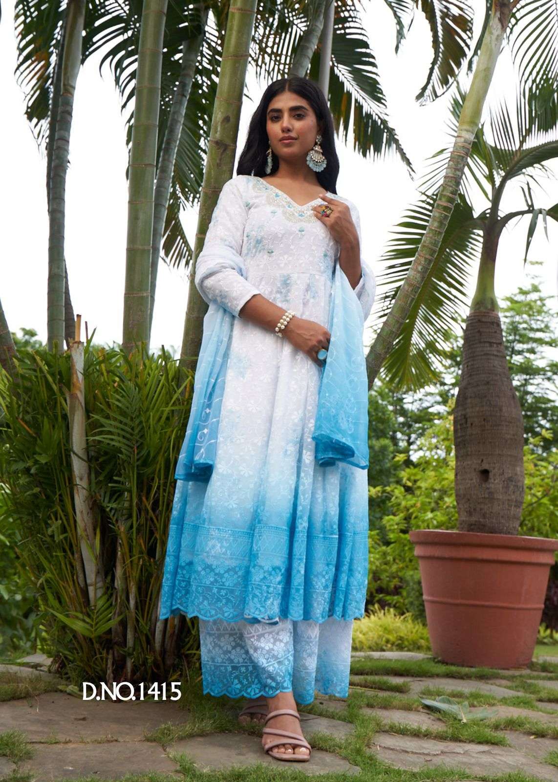 RAASHI BY SERIEMA IN HEAVY GEORGETTE SHIFFLEI WORK ANARKALI STYLE WITH HEAVY EMBROIDERY 