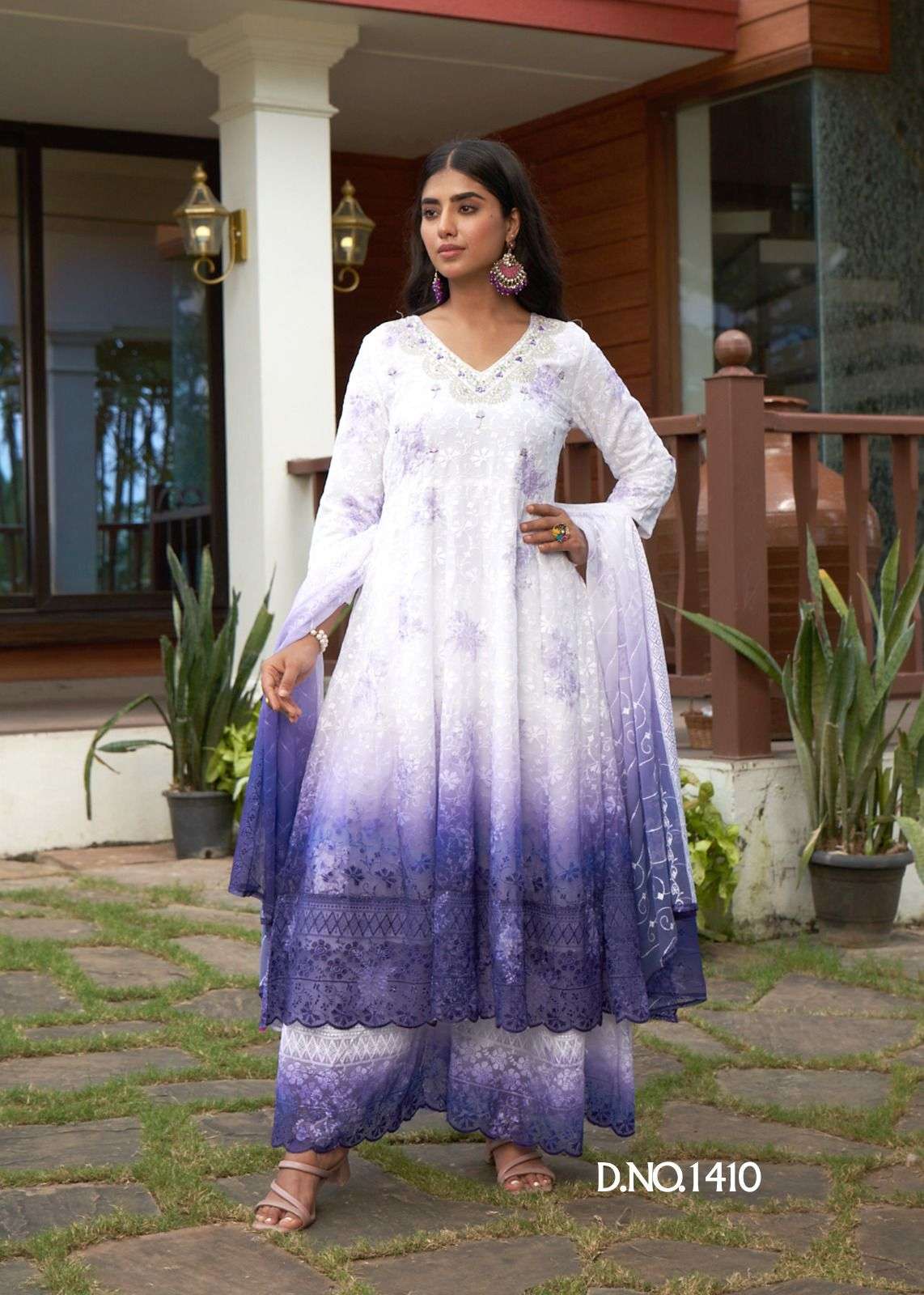 RAASHI BY SERIEMA IN HEAVY GEORGETTE SHIFFLEI WORK ANARKALI STYLE WITH HEAVY EMBROIDERY 