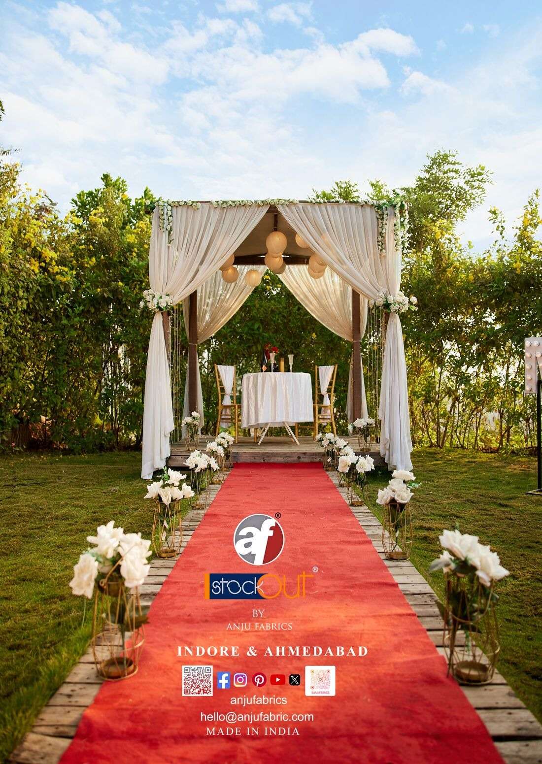 RASM VOL-7 BY ANJU FABRICS IN PURE CHINNON CHIFFON WITH PURE  HEAVY HAND WORK 