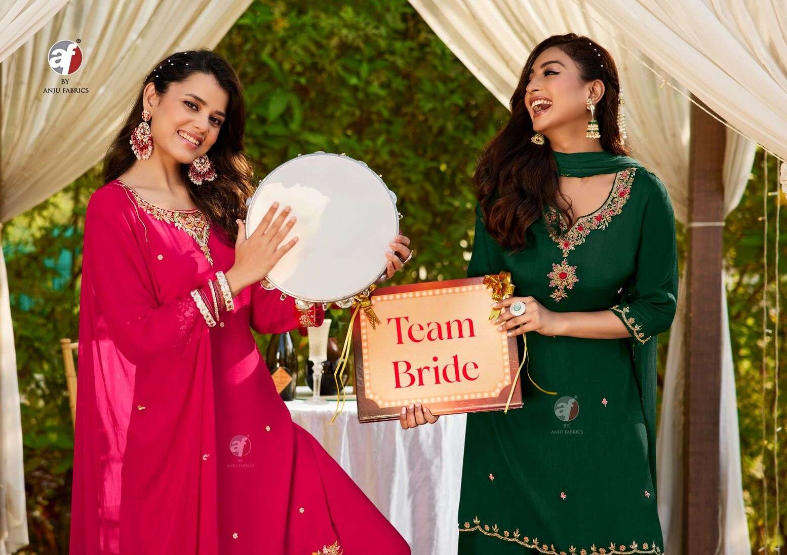 RASM VOL-7 BY ANJU FABRICS IN PURE CHINNON CHIFFON WITH PURE  HEAVY HAND WORK 